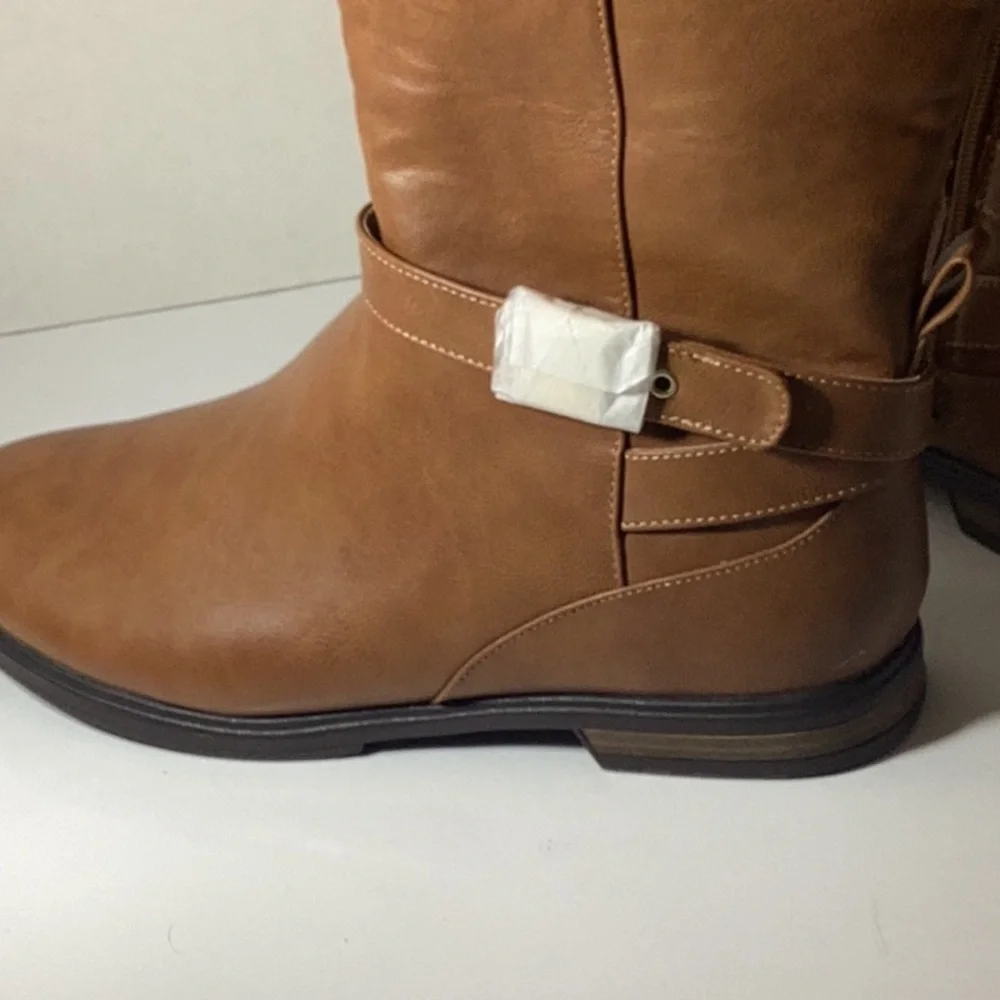 Dr. Scholl's Hello Rider Women's Boots Honey Faux Leather